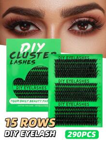 2024 新款 608/640 颗睫毛簇浓密防水簇睫毛 C/D 卷曲仿貂皮簇睫毛延长蓬松单根睫毛大容量睫毛适用于 DIY 睫毛延长 - C - 查看 17