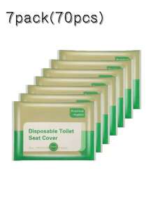 100pcs Toilet Seat Cover Disposable Flushable Paper Travel Toilet Seat Cover Portable For Adult And Kids' Potty Training Travel Essential Accessories For Airplane Road Trips Camping Hotel Back To School Travel Essentials Travel Accessories Travel Must Haves Beach Vacation Summer Holiday School Accessories Supplies Stuff Back To School Supplies