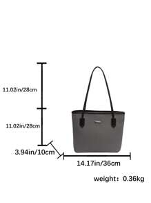 Nova Bolsa de Ombro Tote, Bolsa Casual de Grande Capacidade para Mulheres, Adequada para Ir e Voltar do Trabalho, Trabalhar, Férias