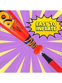 Bate de béisbol inflable, accesorio de fiesta. Bate de béisbol inflable dta online de celebridades. Barra de recarga de color, accesorios deportivos POW, decoración navideña, decoración de festival, accesorio de escenario