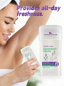 5 Scent Soft Deodorant Cream, Long-Lasting 48 Hrs, Moisturizing & Nourishing, Sandalwood, Citrus, Lavender, Strawberry, Peach, Unisex Adult Deodorant For Sports, Travel, Daily Life & Gatherings, Summer & Winter Gift, 75ml - Lavender - View 1
