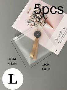 Transparent EVA Jewelry Storage Bag, Small Travel Pouch With Resealable Zipper, Essential For Travel, Cruise, Dorm, Suitable For Rings, Earrings, Bracelets, Necklaces (4 Sizes), Travel Accessories, Beach Vacation, Summer, School Supplies