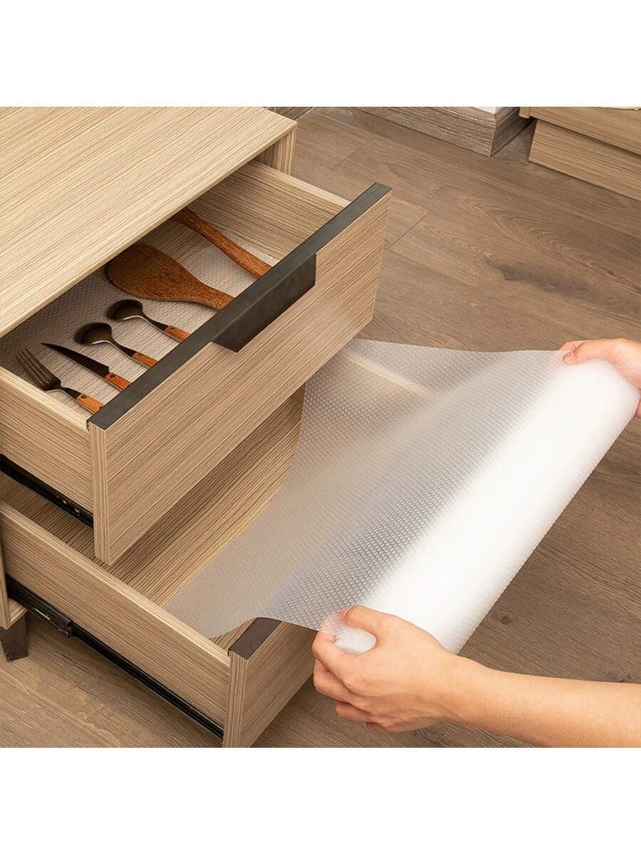 Tủ, ngăn kéo, tủ lạnh, tấm lót bàn bằng EVA có thể cắt tỉa tự làm - Chống nước, dầu và bụi - Nhiều màu - Xem 1
