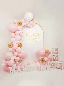 1 pezzo Supporto in metallo a forma di arco, cornice ad arco dorata per palloncini per matrimonio, compleanno, festa nuziale, decorazione natalizia
