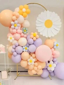 1 pezzo Supporto in metallo a forma di arco, cornice ad arco dorata per palloncini per matrimonio, compleanno, festa nuziale, decorazione natalizia