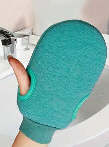 1pc Exfoliating Bath Body Scrub Cleaning Mitt, Dead Skin Removal Glove, Dual-Sided Body Cleaning Tool For SPA Foam Massage, Exfoliating Towel, Reversible Bath Mitt For Peeling, Suitable For Hydrotherapy, Massage And Body Scrubbing, Body Scrub Bath Accessories, Dead Skin Remover And Face Massager, Comes With Multi-Color Deep Cleansing Bath Towel