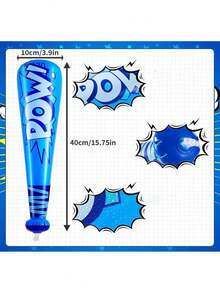 1pc. Game Inflatable Baseball Bat Party Props Online Celebrity Selling Inflatable Baseball Bat Color Refueling Rod Sports Props POW Stick - Multicolor - View 2
