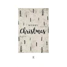 1PC Black And White Tree Farmhouse Snow Minimalist Posters And Prints Canvas Murals Home Living Room Bedroom Decoration Gifts For People No Frame Home Decor Christmas Decorations Christmas