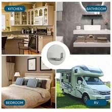 Giá để miếng bọt biển bồn rửa bằng thép không gỉ, Giá để bát đĩa khô tự dính, Vải lau thép bi 4 chiếc Giá để nắp bồn rửa, Móc treo đồ gắn tường, Giá để miếng bọt biển bằng thép không gỉ dính nhà bếp Giá để miếng bọt biển bồn rửa chống thấm nước Giá để đồ nhà bếp và phụ kiện lưu trữ - Nhiều màu - Xem 6