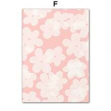 1 件花卉市场墙壁艺术彩色帆布画北欧植物海报印刷画客厅装饰画无框 - 彩色 - 查看 19