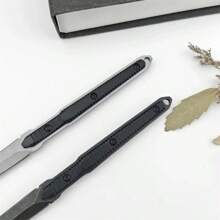 Tactical Hunting Knife With Kydex Sheath 8Cr13Mov Sharp Blade Aluminum Handle Wilderness Camping Adventure Survival EDC Toor Knives - 白色 - 查看 3