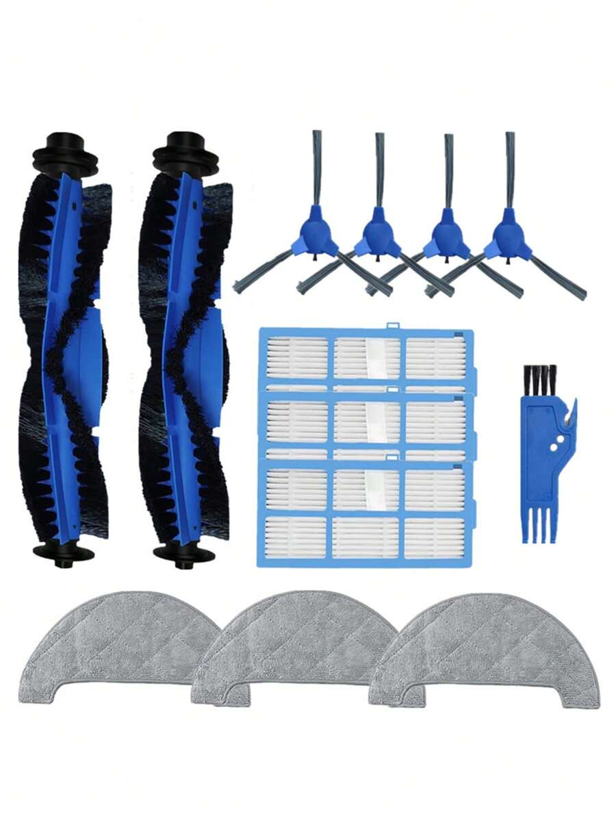 Robot Vacuum Cleaner Accessories Prosenic 850T Filter Roller Brush Accessories Edge Brush Cloth - Multicolor - View 1