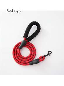 1pc Explosion-Proof Reflective Pet Strap, Dog Chain, Dog Walking Rope, Wear-Resistant Multi-Color Sizes And Styles, Reflective Nylon Pet Supplies, Durable Outdoor And Home Dog Walking Pet Strap Materials, Suitable For Small, Large And Medium-Sized Dogs, Dogs And Cats