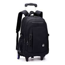Trolley Backpack With Triple Wheels Or Large Executive Wheels - màu đen - Xem 10