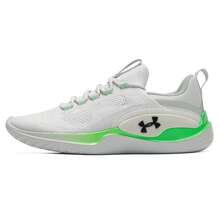 Under Armour 男士时尚休闲透气撞色运动鞋 - UA Flow Dynamic - 白色 - 查看 4