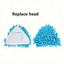 1 Bộ Cây Lau Sàn Và Tường Xoay 360 °, Cây Lau Tường Hình Tam Giác, Máy Hút Bụi Có Thể Thu Vào, Xe Đẩy Treo Trần Nhà Và Cửa Sổ, Sử Dụng Kép Khô Và Ướt, Vật Dụng Vệ Sinh, Dụng Cụ Vệ Sinh, Và Đồ Dùng Học Tập - Cây sào + 1 cây lau nhà - Xem 2