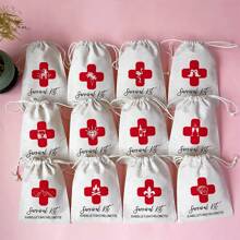 Cá nhân hóa tùy chỉnh 5 chiếc Golf Flamingo Cắm trại Bia Xương rồng Kim cương ...... Túi đựng bộ dụng cụ phục hồi sau cơn say Quà tặng trang trí tiệc cưới Tiệc độc thân Tiệc độc thân Tiệc độc thân - Màu be - Xem 3