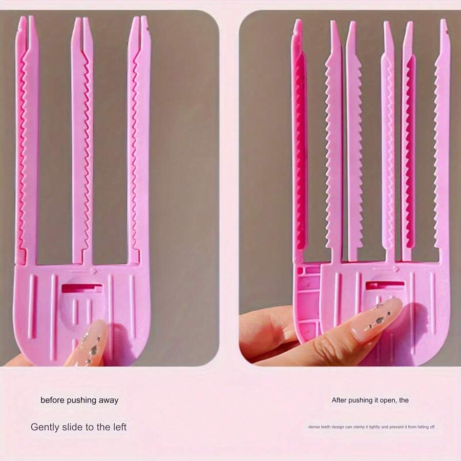 Charm Style 2Piece Set Of Angel Themed Plastic Hair Plumper Clip