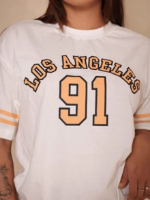 T-Shirt 100% Cotton Sports Fashion SportCore Colors, Candy Color And Pastel Color - White - View 3