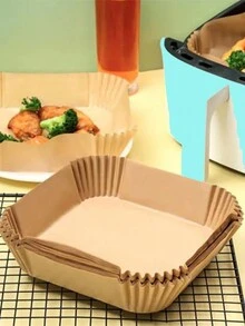 20 chiếc Phương pháp: Giấy chiên không dầu, Khay đựng thức ăn nhà bếp Giấy dầu, Khay đựng thức ăn gà rán tiệc ngoài trời, Nồi lót nồi chiên không dầu, Bát giấy, Khay nướng, Phụ kiện lò nướng, Dụng cụ lò nướng, Đồ dùng nhà bếp, Phụ kiện nhà bếp, Thích hợp cho lò nướng và nồi chiên không dầu - Nhiều màu - Xem 4