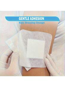30pcs Wound Dressing Sticker/Wound Dressing/Reathable Edge Gauze Pad, Latex Bandage/ Self Adhesive Wound Dressing