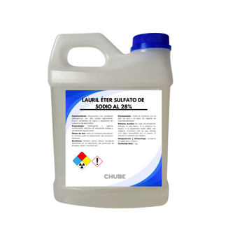 Lauril Eter Sulfato Sodio Base Detergente Liquido