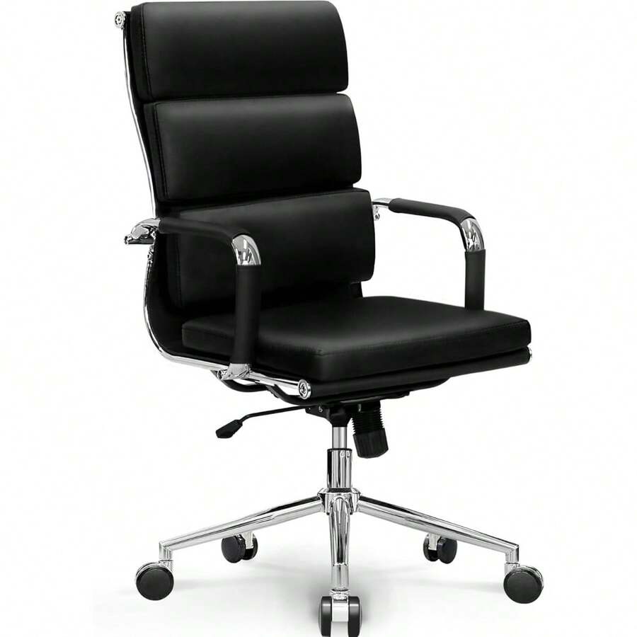 Office Desk Ergonomic Chair Leather Executive HighBack Modern