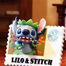 Miniso Caja ciega con figura de anime y caricatura de la serie de sellos retro del aniversario de Disney. Caja misteriosa con imán de nevera, artesanía decorativa y regalo (entrega aleatoria, 1 pieza) - Multicolor - Ver 7