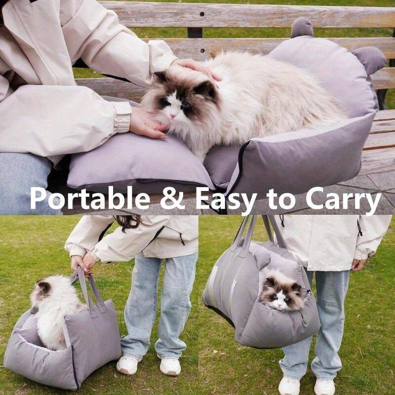 Dog Car Seat, Car Seat For Small Dogs With Harness, Machine Washable