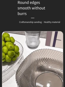 1 pieza Frutero para decoración del hogar, bandeja de postres para la sala de estar, plato para frutas de gran capacidad, de diseño de alta gama y de bajo peso con drenaje - Multicolor - Ver 1