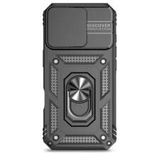 Rugged Phone Case With 360-Degree Rotating Kickstand, Compatible With Iphone 16 Pro Max, Redmi Note 11/12/13 Pro+, Pixel 9 Pro, Apple 11/12/13/14/15 Pro Max, A14/A24/34/35/54/55, S23/24, S22 U, OPPO, VIVO, Waterproof Shockproof Anti-Fall Scratch Resistant - Black + Screen Protector - View 2
