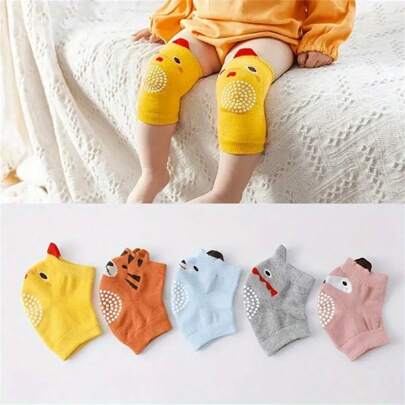 1 Pair Baby Knee & Elbow Pads For Protection, 0-36 Months Infants Knee/Leg Warmers