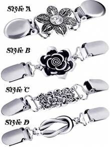 Vintage Sweater Cardigan Collar Clips For Women, Waist Cincher Clips ,Dress Shirt Brooch Clips, Brooch Clips For Clothing