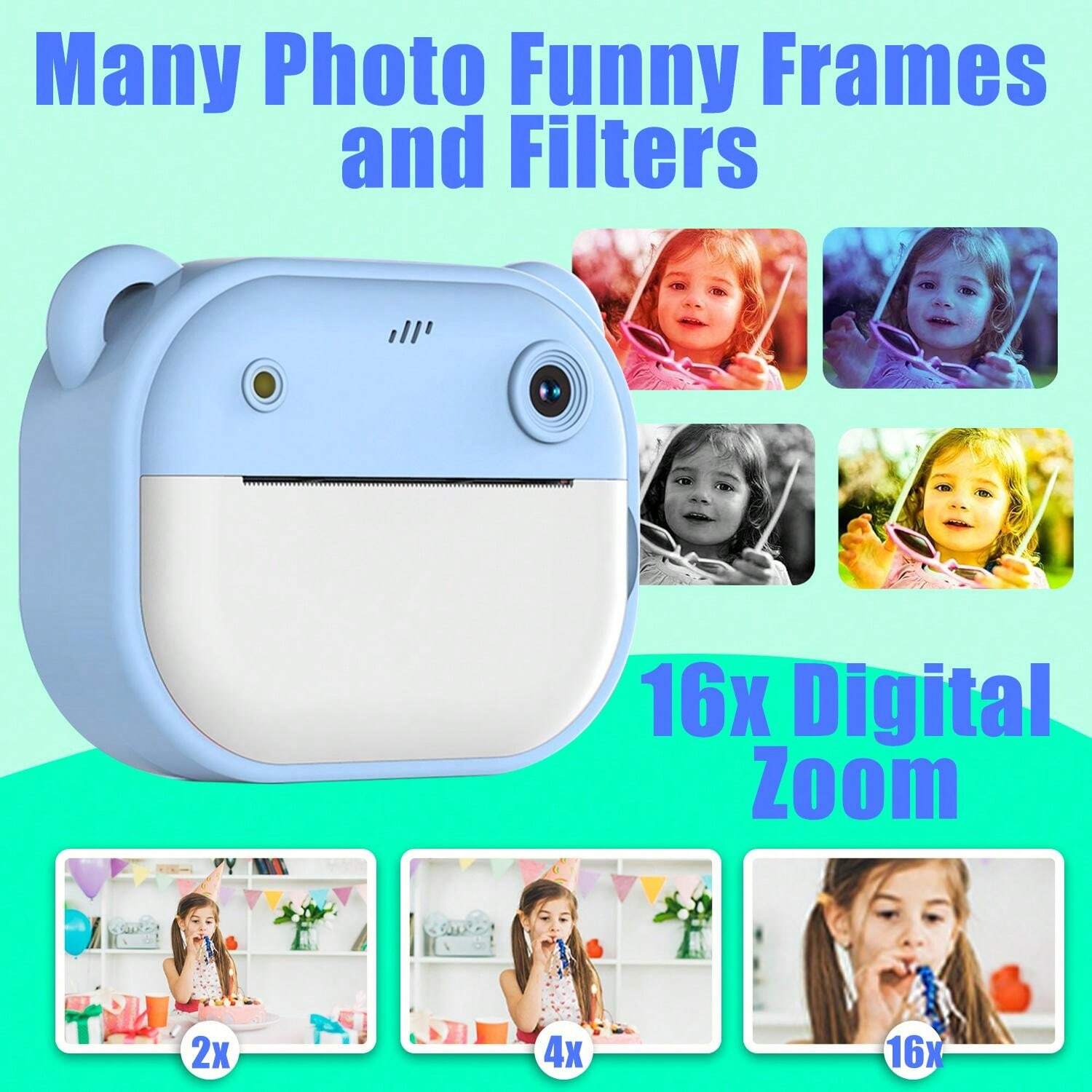 Kids Camera, Toy Camera For 3 4 5 6 7 8 9 10 11 12 Year Olds, Digital