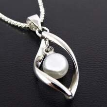 Pearl Necklace + Gift Kit + Velvet Box - 銀色 - 查看 5