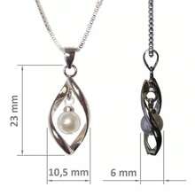 Pearl Necklace + Gift Kit + Velvet Box - 銀色 - 查看 6