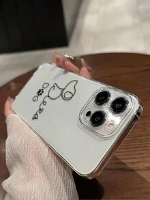 狗狗打孔高透线描小狗彩绘防摔软手机壳兼容Iphone Galaxy Redmi 8 Redmi系列防摔手机壳 - 彩色 - 查看 6