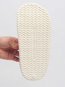Autumn/Winter Fluffy Lined Slip-On Slippers, Fashion Thickened Warm Peach Pink Open Toe And Beige Casual Indoor House Shoes With Non-Slip Thick Soles, Comfortable Green Long Fur Women House Slippers