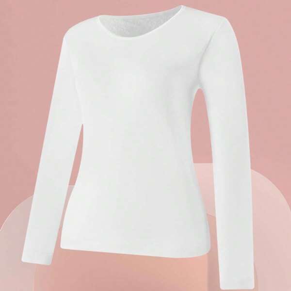 Z&D Z&D Lingerie Blusa Térmica Segunda Pele  feminina Manga Longa com Proteção Z&D02