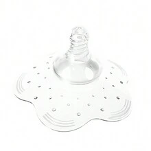 1 件舒适硅胶哺乳乳头保护罩 - 防咬便携式保护罩，送给新妈妈的完美礼物，柔软方便的硅胶保护罩，带来舒适的母乳喂养体验 - 多色 - 查看 3