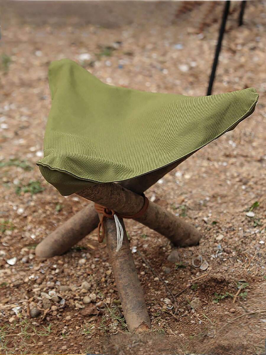 Foldable Stool Triangle Cloth Chair, Portable For Fishing, Camping