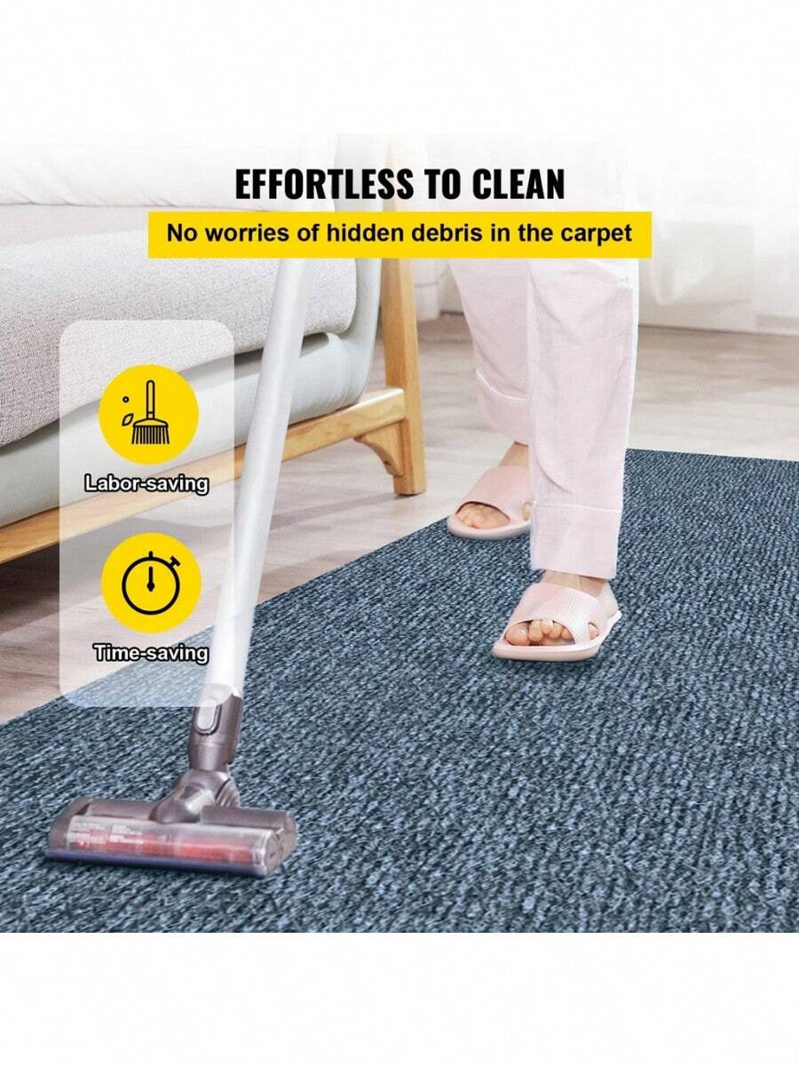 VEVOR Gray Marine Carpet 6 Ft X 18 Ft Boat Carpet Rugs Indoor Outdoor