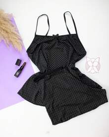 Short Doll Baby Doll Pajamas Women's Microfiber Pajamas Assorted Prints - Nhiều màu - Xem 1