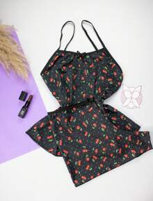 Short Doll Baby Doll Pajamas Women's Microfiber Pajamas Assorted Prints - Nhiều màu - Xem 6