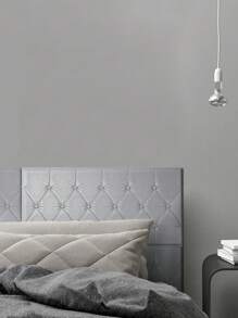 1 件 3D 加厚软泡沫塑料墙贴，简单纯色设计，适用于床头、房间和客厅装饰，易于粘贴，自由组合，非常适合房间装修，装修贴纸撕掉墙板、墙纸、壁纸、春季装饰物品让您的家焕然一新，节日装饰贴纸礼物生日毕业