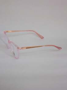 AMIA TR Clip On 2 In 1 Prescription Glasses Frame With Polarized Lens And Magnetic Fastener Italian Line MOD 99106 - 淺粉色 - 查看 5