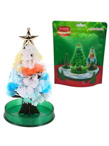 1 peça Árvore Sakura de Papel Mágica que Cresce, Árvore de Cristal de Mesa, Brinquedo de Flor de Cerejeira, Árvore de Natal, Presente de Natal
