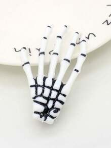 2 chiếc kẹp tóc hình bàn tay bộ xương kẹp tóc kẹp tóc Halloween cho phụ kiện tóc trang phục Halloween cho bé gái kẹp tóc đầu lâu phụ kiện bộ xương móng vuốt cho bé gái - Nhiều màu - Xem 14