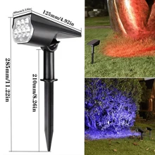 1 Pc/2 Pcs Solar Powered Wall Light, Outdoor Waterproof IP65, 7 LED 3 Lighting Modes, Warm/White/Color Light, Suitable For Yard, Garden, House, Garage Pathway