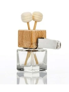 Bình xịt thơm xe hơi Bình xịt thơm xe hơi Bình xịt thơm xe hơi rỗng Bình xịt thơm kính ô tô có kẹp thông hơi Nắp gỗ Que trang trí hương thơm (Trong suốt) Quà tặng tốt nhất - Nhiều màu - Xem 8